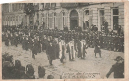 FAMILLES ROYALES - Cortège Des Funérailles De S M Léopold II - Carte Postale Ancienne - Case Reali