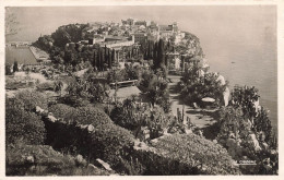 MONACO - Le Rocher Et Les Jardins Exotiques - Carte Postale - Jardín Exótico