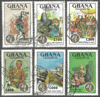 Ghana. 1994 Panafest '94. Used Complete Set. SG 2060-2065 - Ghana (1957-...)