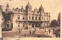 MONACO - Le Casino - Entrée - Animé - Carte Postale - Casinò