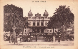 MONACO - Le Casino - Façade Nord - Animé - Carte Postale - Casino