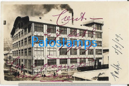 218646 CHILE VALPARAISO BUILDING FACTORY YEAR 1909 POSTAL POSTCARD - Chili