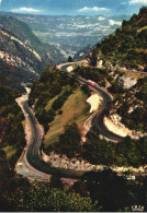 SEPTMONCEL, MOUNTAIN, BUS, ROUTE DE SAINT CLAUDE, COL DE LA FAUCILLE, IRIS, FRANCE - Septmoncel