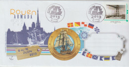 France 2013 Armada Rouen Sur Enveloppe - Cartas & Documentos