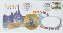 France 2013 Armada Rouen Sur Enveloppe - Lettres & Documents