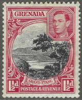 Grenada. 1938-50 KGVI. 1½d MH. P12½X13½ SG 155a - Grenada (...-1974)