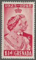 Grenada. 1948 KGVI Royal Silver Wedding. 1½d MH. SG 166 - Grenada (...-1974)