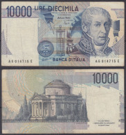 Italy 1984 ⁕ 10000 Lire / Diecimila ⁕ Used - See Scan - 10000 Lire