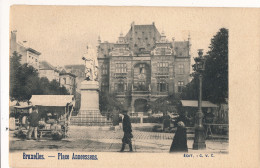 BRUXELLES  PLACE ANNEESSENS        2 SCANS - Squares