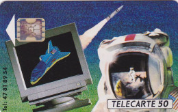 Telecarte Privée D208 NEUVE - CONQUETE SPATIALE - 1000 Ex - Sc5ab - 50 Un - Privadas