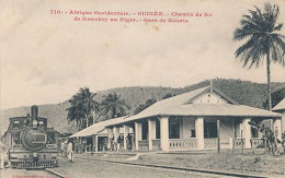 AFRIQUE OCCIDENTALE - GUINEE - N° 710 - CHEMIN DE FER DE KONAKRY AU NIGER GARE DE KOURIA (CHEMIN DE FER) - Guinée Française