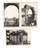 Lot 3 Cpa - Algérie - Tébessa - Dans La Basilique - Porte - Temple De Minerve - - Tebessa