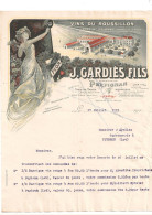 FACTURE J.Gardiès Fils 1912 Perpignan - Agriculture