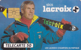 Telecarte Privée D576  NEUVE-- Skis Lacroix - Gem - 2500 Ex - 50 Un - 1991 - Privées