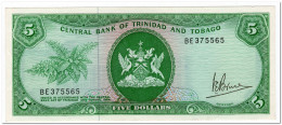 TRINIDAD & TOBAGO,5 DOLLARS,L.1964, (1977) P.31a,AU - Trinidad & Tobago