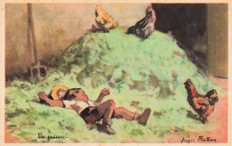 Illustrateur Illustration Redon La Pause N°3 Serie 1939 - Redon