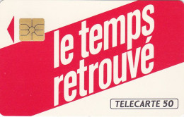 Telecarte Privée D266 LUXE - LE TEMPS RETROUVE - So2 - 2000 Ex - 50 Un - 1990 - Privées