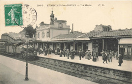 Enghien Les Bains * Intérieur De La Gare * Le Train * Ligne Chemin De Fer - Enghien Les Bains