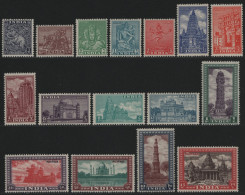 Indien 1949 - Mi-Nr. 191-206 ** - MNH - Baudenkmäler - Ungebraucht