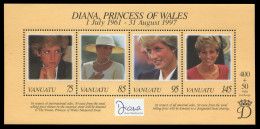 Vanuatu 1998 - Mi-Nr. Block 31 ** - MNH - Prinzessin Diana - Vanuatu (1980-...)