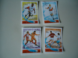 AFGHANISTAN   USED  STAMPS  SET 4  FOOTBALL SOCCER WORLD CUP - Other & Unclassified