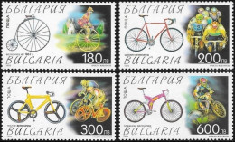 Bulgaria 1999, Bicycles - 4 V. MNH - Vélo