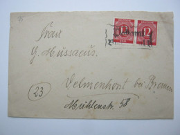 1946 , Ca. , POSTAMT BIESENTHAL , Klarer Stempel Auf Brief, Recht Selten - Postwaardestukken