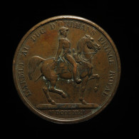 MEDAILLE / MEDAL : France, Louis-Philippe I, L'armée Au Duc D'Orleans Prince Royal, 1842, Cuivre (Copper), TTB+ (EF) - Monarquía / Nobleza