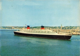 Le Havre * La Sortie Du Bateau Paquebot FRANCE , Dans Le Port - Port