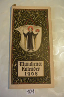 C101 MUNCHENER KALENDER 1911 German Pulp Paper Otto Hupp WW1 WW2 N°2 - Tamaño Grande : 1901-20