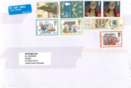 GREAT BRITIAN : 2020, STAMPS COVER TO DUBIA - Briefe U. Dokumente