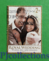 S717- NUOVA ZELANDA - NEW ZEALAND 2011 ROYAL WEDDING $2,40 USATO - USED - Oblitérés