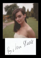 Barbara Steele - English Actress - Signed Sheet + Photo - Brussels 2012 - COA - Actores Y Comediantes 