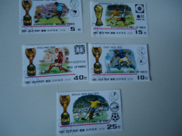 KOREA SET 5 FOOTBALL SOCCER WORLD CUP - Altri & Non Classificati