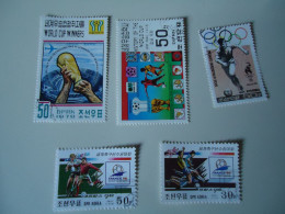 KOREA SET 5 FOOTBALL SOCCER WORLD CUP LOT - Otros & Sin Clasificación