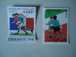 TOGO LOT 2 FOOTBALL SOCCER WORLD CUP - Altri & Non Classificati