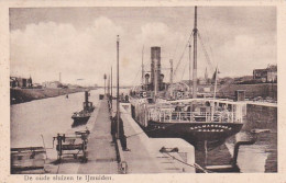 484538IJmuiden, De Oude Sluizen 1931. (minuscule Vouwen In De Hoeken) - IJmuiden