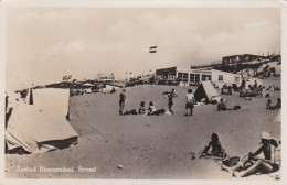 484571Bloemendaal, Zeebad Bloemendaal, Strand. (FOTOKAART)(kleine Vouwen In De  - Bloemendaal