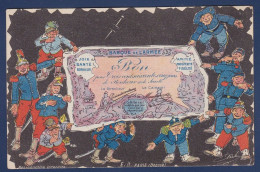 CPA Billet De Banque Banknote écrite Humour Militaria - Monnaies (représentations)