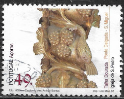 Portugal – 1997 Gold Carving 49. Used Stamp - Oblitérés
