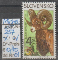 1996 - SLOWAKEI - FM/DM "Naturschutz - Europ. Mufflon" 4 Sk Mehrf. - O  Gestempelt - S.Scan (257o 01-03 Slowakei) - Used Stamps