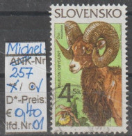 1996 - SLOWAKEI - FM/DM "Naturschutz - Europ. Mufflon" 4 Sk Mehrf. - O  Gestempelt - S.Scan (257o 01-03 Slowakei) - Usados