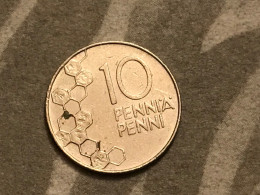 Münze Münzen Umlaufmünze Finnland 10 Penniä 1992 - Finlande