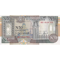 Billet, Somalie, 50 N Shilin = 50 N Shillings, 1990, 1990, KM:R2, SPL - Somalië