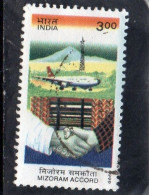 1999 India - Mizoram Accord - Used Stamps