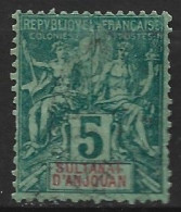 ANJOUAN 4 Oblitéré Côte 7 € - Used Stamps