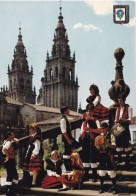 ESPAGNE. Carte Postale, Galice. Groupe De Joueurs De Cornemuse Faisant De La Musique Régionale. Non Circulée Pas. - La Coruña