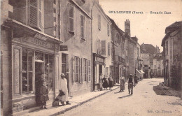 FRANCE - Sellieres - Grande Rue - Bele Animation - Librairie - Chien - Carte Postale Ancienne - Other & Unclassified