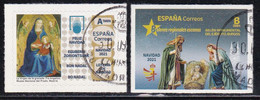 2021-ED. 5533 Y 5534 - Lotería De Navidad Y Belén Monumental Del Ejército-Burgos.- USADO - Used Stamps