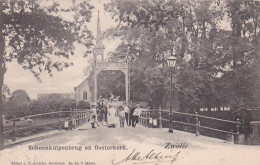 484429Zwolle, Schoenkuipenbrug En Oosterkerk. (poststempel 1901) - Zwolle